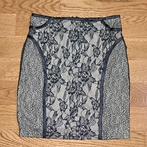 Forever 21 Black Lace Skirt